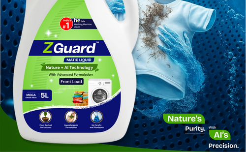 Z Guard Front Load Matic Washing Liquid Detergent - 5L