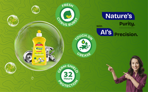 ZGUARD Dishwash Liquid Gel (750ml + 250ml FREE) - 1L