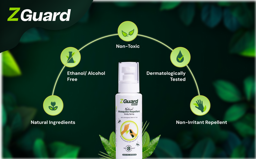 Natural Mosquito Repellent Spray for Adult + Kids (Boy) - Pack of 2