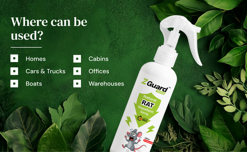 Natural Rat Repellent Spray  - Pack of 1