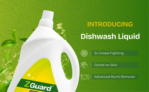 ZGUARD Dishwash Liquid Gel   - 2L