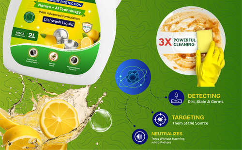 ZGUARD Dishwash Liquid Gel   - 2L