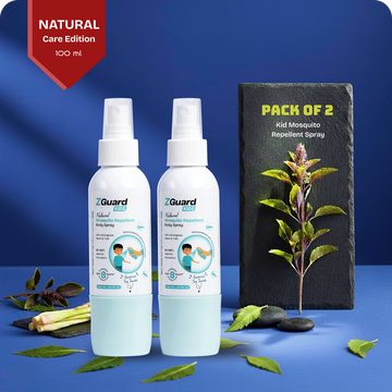 Natural Mosquito Repellent Spray for Baby + Kids (Boy) - Pack of 2
