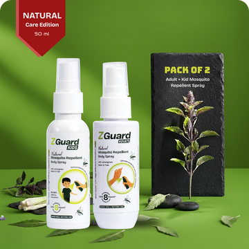 Natural Mosquito Repellent Spray for Adult + Kids  - Pack of 2