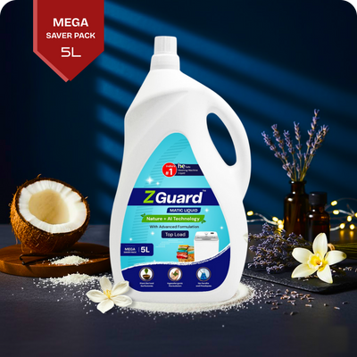 Z Guard Top Load Matic Washing Liquid Detergent  - 5L