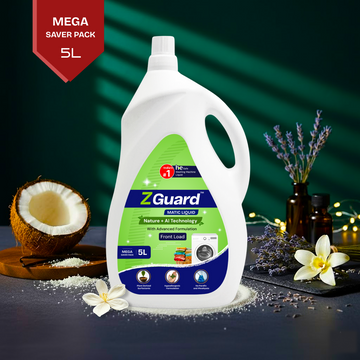 Z Guard Front Load Matic Washing Liquid Detergent - 5L