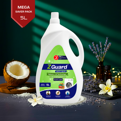 Z Guard Front Load Matic Washing Liquid Detergent - 5L