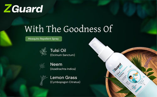 Natural Mosquito Repellent Spray for Baby + Kids (Boy) - Pack of 1