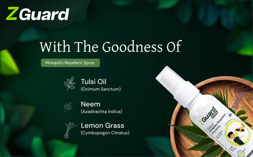 Natural Mosquito Repellent Spray for Adult + Kids + Baby Roll-On - Pack of 3