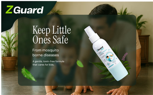 Natural Mosquito Repellent Spray for Baby + Kids (Boy) - Pack of 1