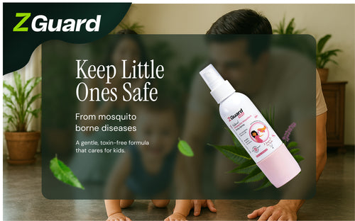 Natural Mosquito Repellent Spray for Baby + Kids (Girl) - Pack of 1