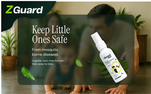 Natural Mosquito Repellent Spray for Adult + Kids + Baby Roll-On - Pack of 3