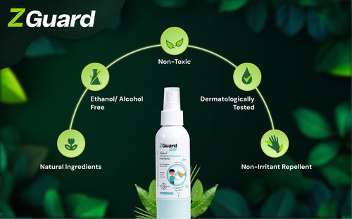 Natural Mosquito Repellent Spray for Baby + Kids (Boy) - Pack of 1