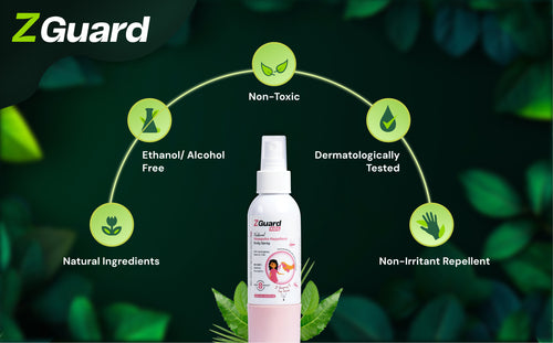 Natural Mosquito Repellent Spray for Baby + Kids (Girl) - Pack of 1