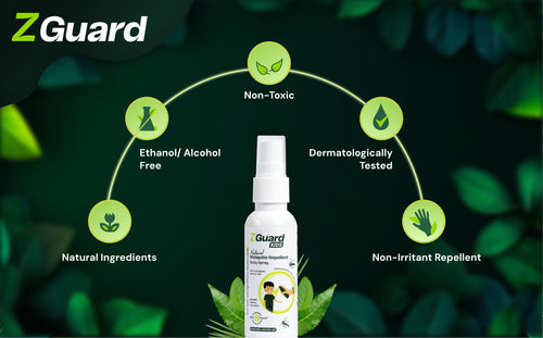 Natural Mosquito Repellent Spray for Adult + Kids + Baby Roll-On - Pack of 3