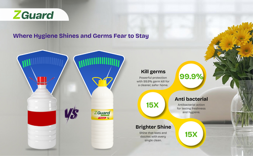 ZGUARD White Phenyl Floor Cleaner Disinfectant- 1L