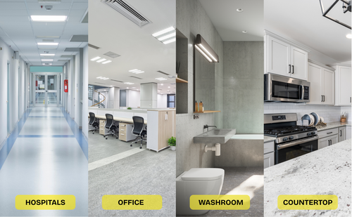 ZGUARD White Phenyl Floor Cleaner Disinfectant- 1L