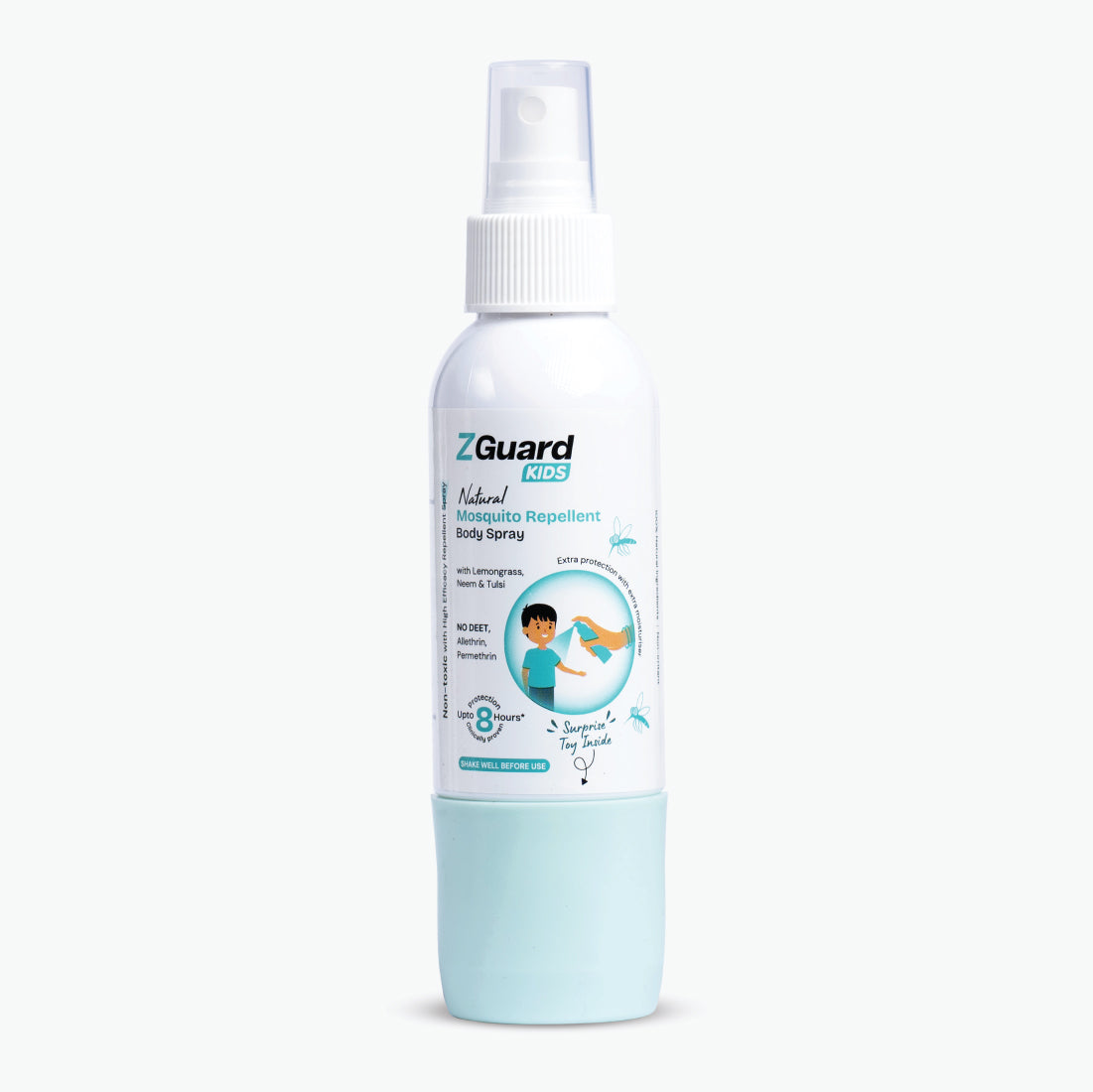 Natural Mosquito Repellent Spray for Kids (Surprise Toy Gift for Boys) | Powerful Anti-Mosquito Spray | Clinically Proven | Paediatrician & Dermatologically Tested