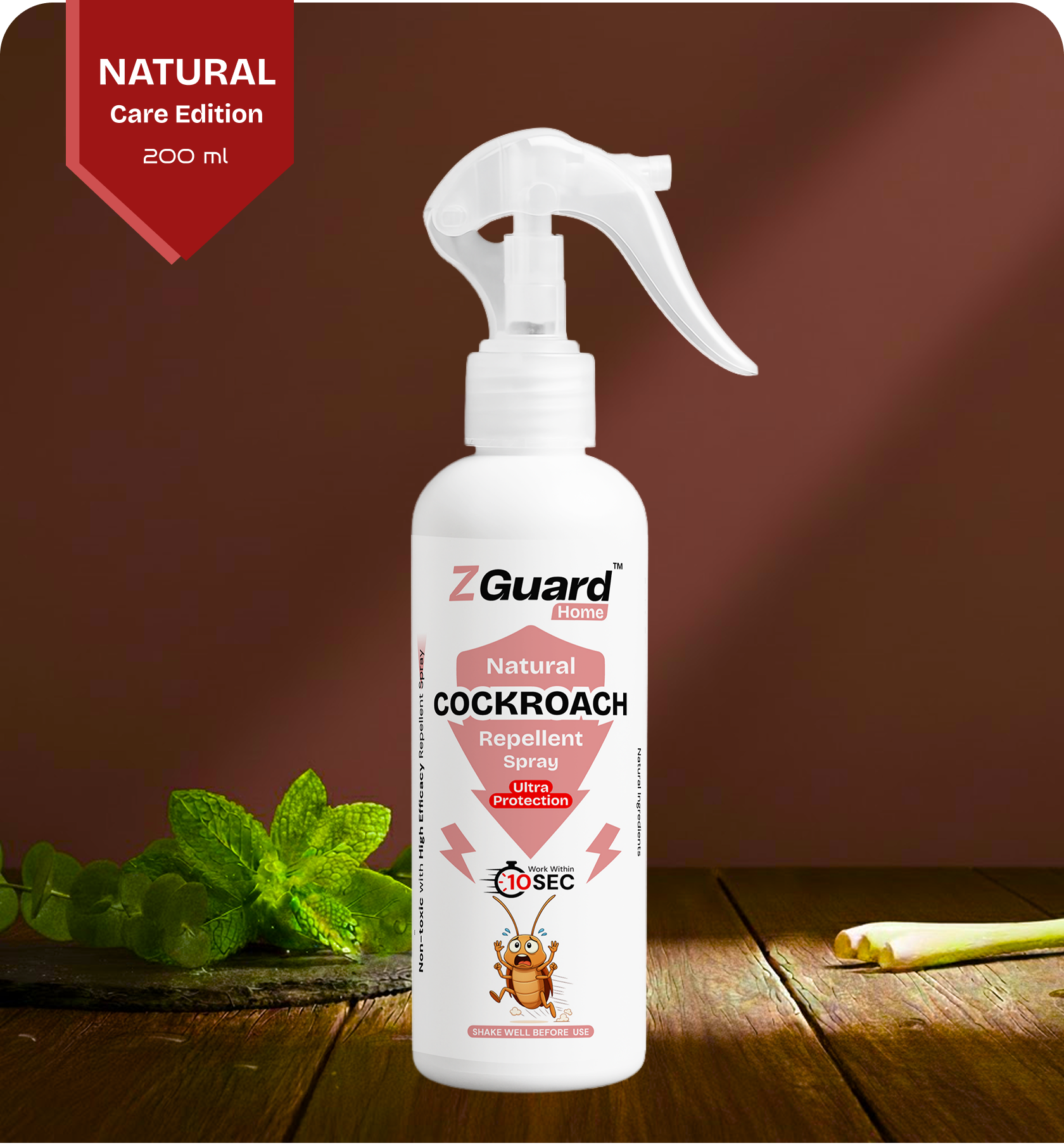 Natural Cockroach Repellent Spray - Pack of 1 – zguard